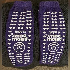 Purple Non-Slip Socks